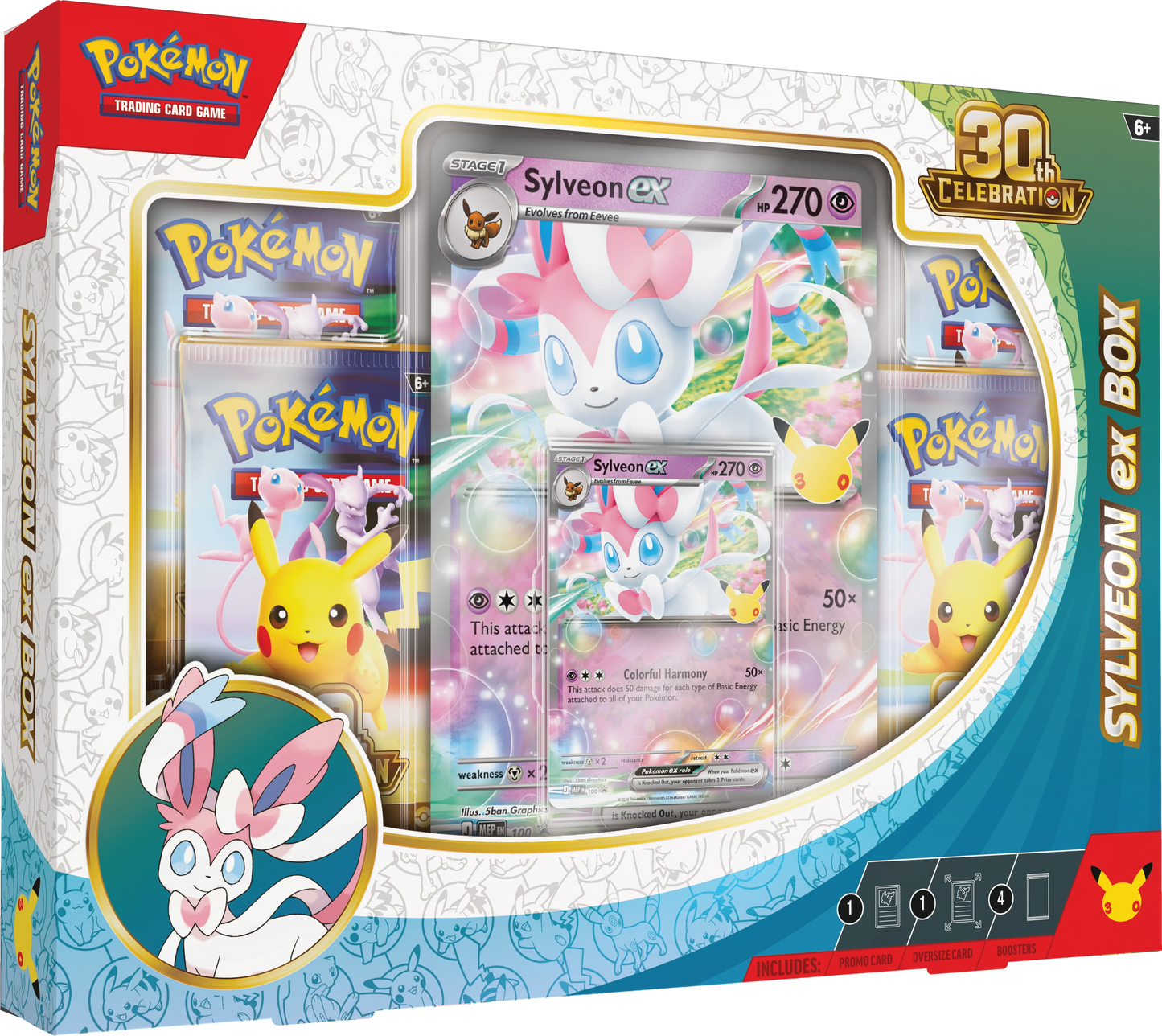Ex-box Sylveon (Español) 30.º Aniversario de Pokémon