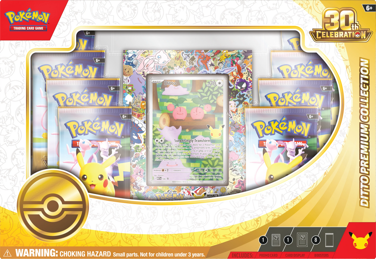 Preventa Coleccion Ditto 30.º Aniversario Pokémon (Ingles)