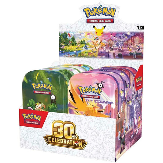 Mini tin 30.º Aniversario Pokémon (Ingles)