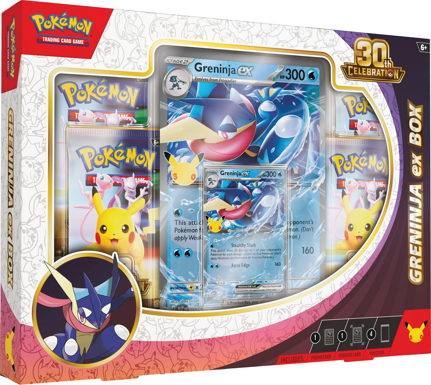Ex-box greninja (Ingles) 30.º Aniversario de Pokémon