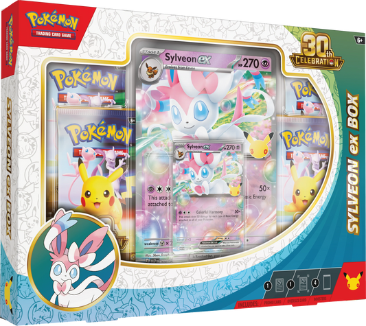 Ex-box Sylveon (Ingles) 30.º Aniversario de Pokémon